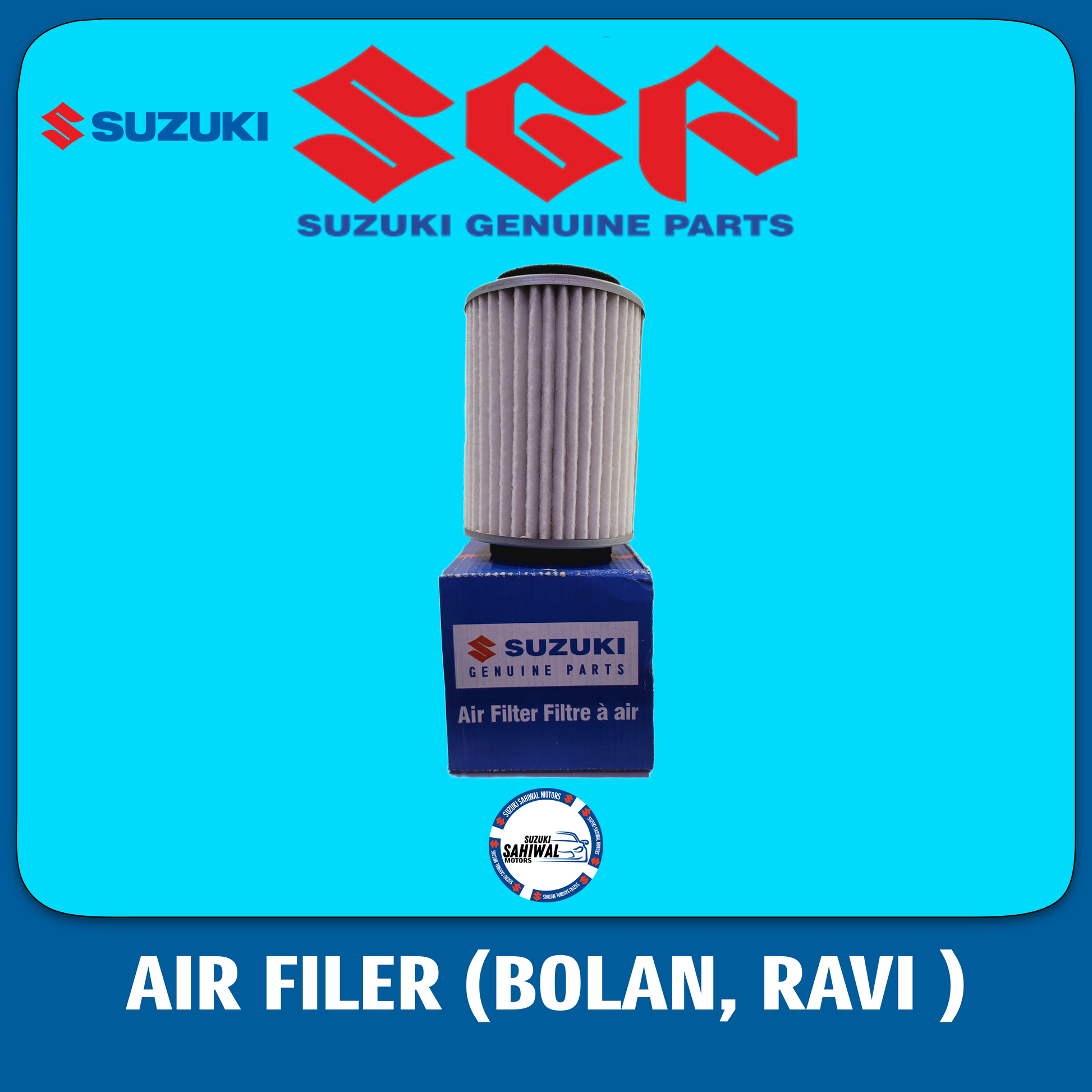 SUZUKI AIR FILTER BOLAN AND RAVI - Suzuki Parts
